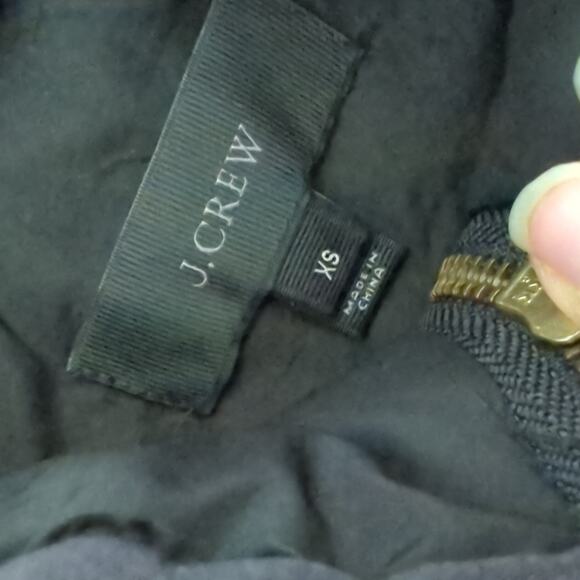 J.Crew Excursion Quilted Vest Black Womens XS Down Feathers Puffer Meghan Markle - Picture 6 of 9